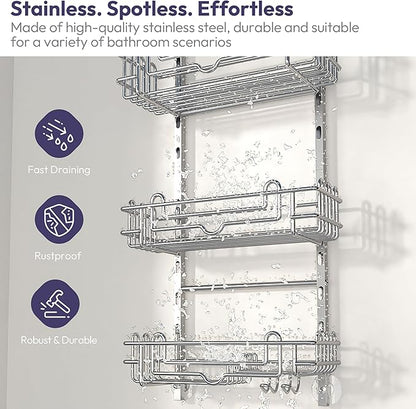 SWTYMIKI Shower Caddy Hanging Organizer