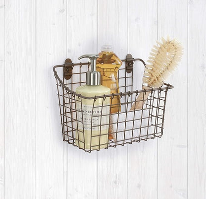 Spectrum Diversified Vintage Wall Mount Storage Basket