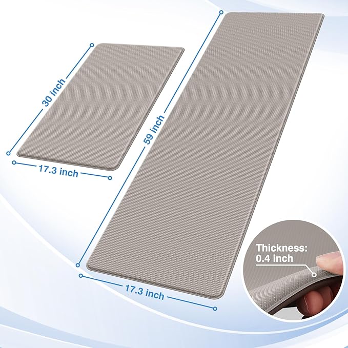 StepRite Kitchen Mats, Cushioned Anti Fatigue Kitchen Mats