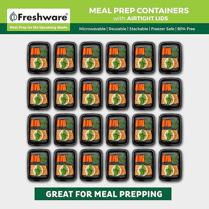 Freshware Meal Prep Containers 1 Compartment