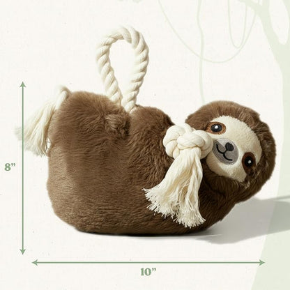 Dog Toys | Plush Toy Sloth Stuffed Animal for Dogs | Jumbo Eco Friendly Toy - Easy to Clean and Made from Non Toxic Materials