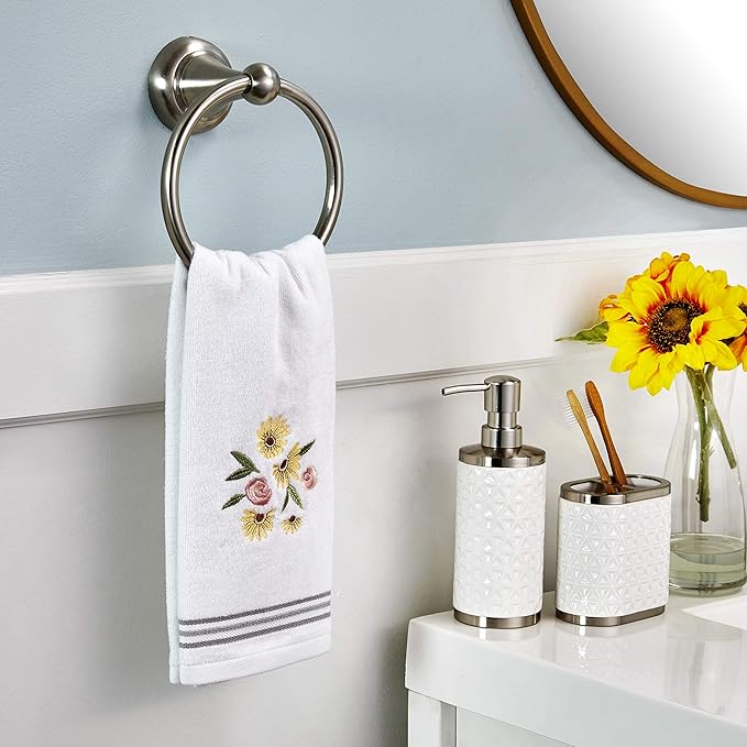 SKL Home by Saturday Knight Ltd. Tossed Flowers Hand Towel