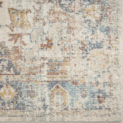 LUXE WEAVERS Floral Pattern Farmhouse Area Rug, 5X7, Cream