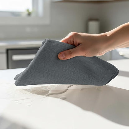 Utopia Kitchen Light Grey Flour Sack Towels 100% Cotton Tea Towels