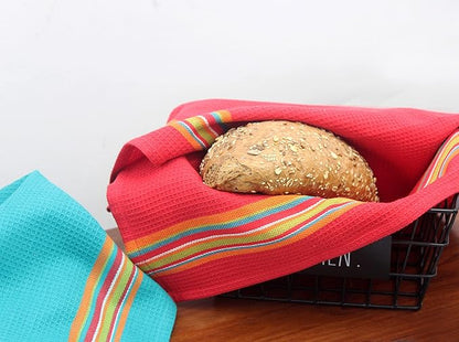COTTON CRAFT Salsa Stripe Kitchen Towel