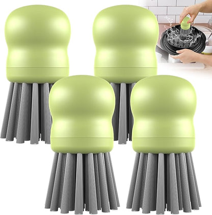 Mini Dish Brush for Cleaning Chicken Shredder, Palm Brush Dish Scrubber