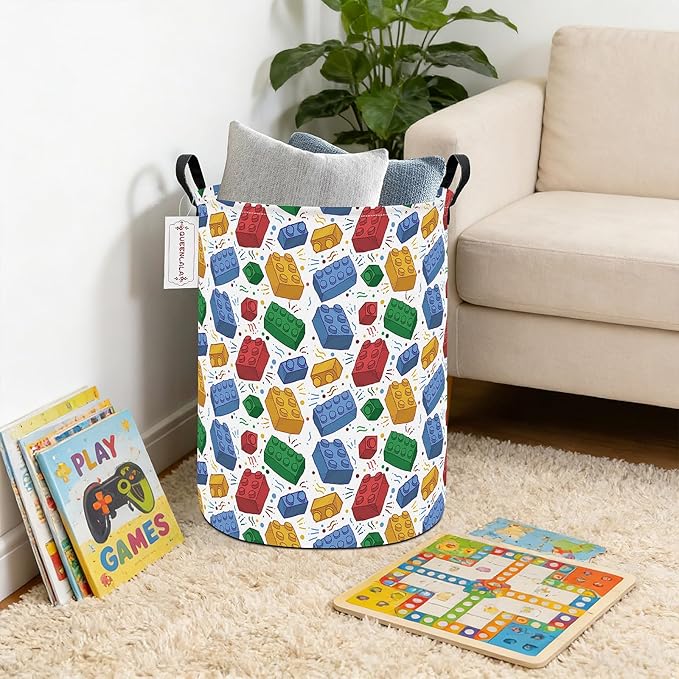 QUEENLALA Large Storage Basket, Laundry Hamper/Bathroom/Home Decor/Collapsible