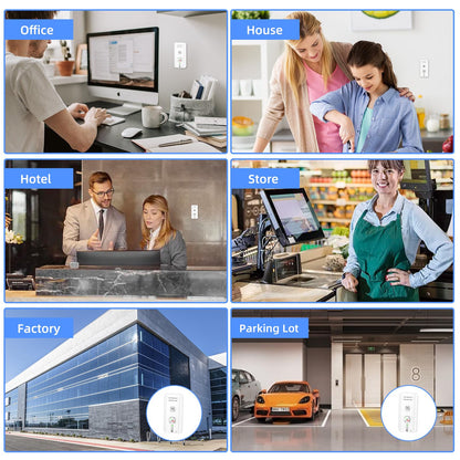 2 Way Intercoms Wireless for Home Office,2026 Upgraded Magnetic Adsorption Long Range Intercom System,Portable Room to Room 30 Days Long Standby Time 5 Level Volume Adjustment, Expand to 5 Intercoms