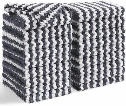 Homaxy 18 Pack Kitchen Dish Cloths, Ultra Soft and Absorbent Dish Towels