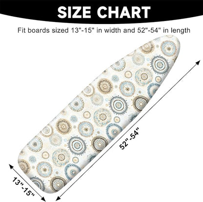 Ironing Board Cover 15"x54", Standard Size Replacement Iron Board Covers