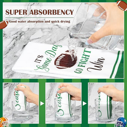 R HORSE Funny Football Kitchen Dish Towels