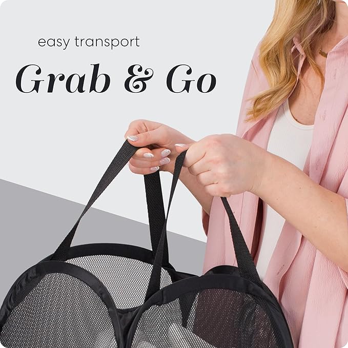Handy Laundry Collapsible Mesh Pop Up Hamper