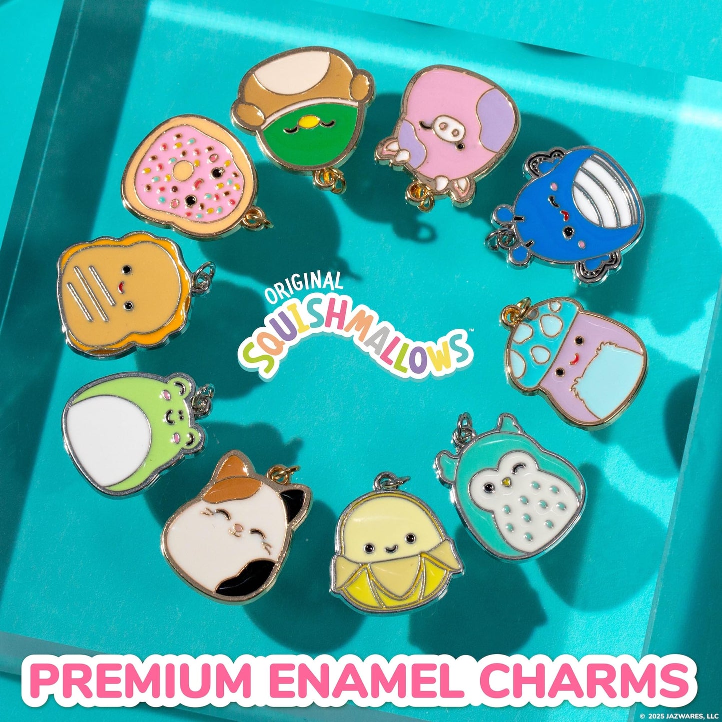 Original Squishmallows Bracelet Design Set, Cute & Friendship Bracelet Kit, Jewelry Making Kit, Charm Bracelet Making Kit, Beading & Jewelry Making, Friendship Bracelet Making Kit