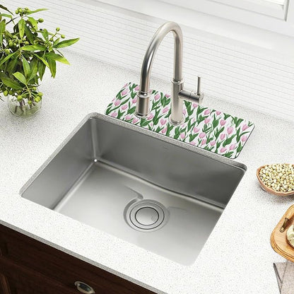 Kitchen Sink Splash Guard 1 PC 30 Inch Sink Faucet Mat Splash Guard