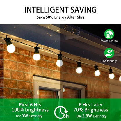 Dusk to Dawn Light Bulbs, Auto On/Off Light Sensing LED Bulbs Outdoor, Vintage Amber, Edison ST19 2-Pack, 6.5W 700LM 60W Equivalent, HQ-H027