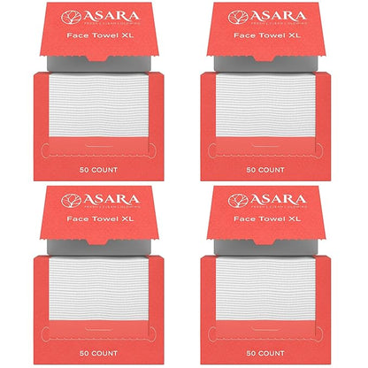 Clean Face Towels Disposable XL Facial Wipes | Add Water As a Makeup Remover |