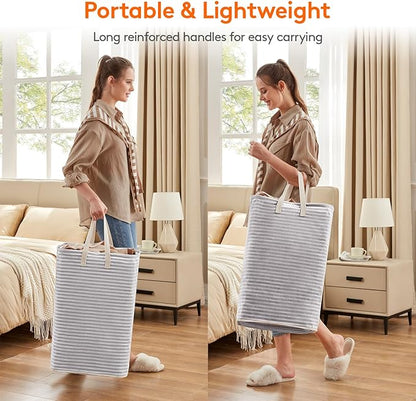 Lifewit 3 Pack Laundry Hamper Large Collapsible Laundry Baskets, Freestanding