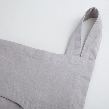 Amazhiyu 100% Linen Door Hanging Laundry Hamper Bag, 19x27 Inches