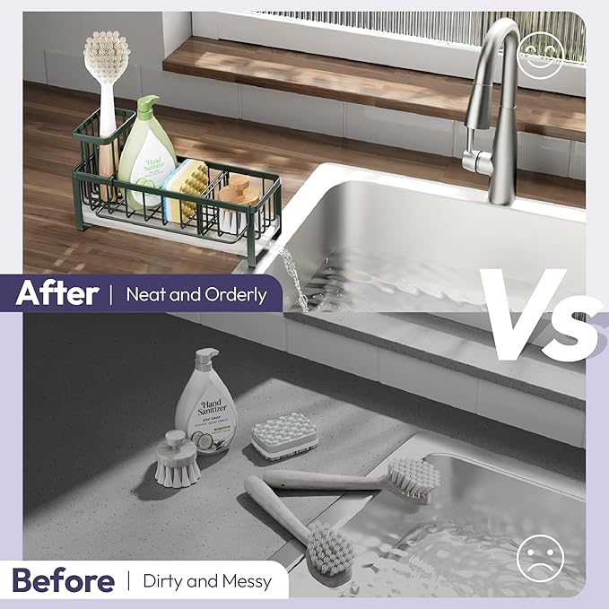 SWTYMIKI Sponge Holder for Kitchen Sink