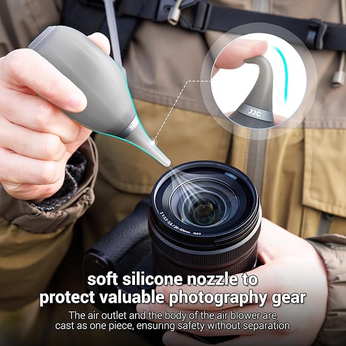 Soft Tip Silicone Camera Dust Blower Lens Air Blower, Camera Lens Cleaner Air