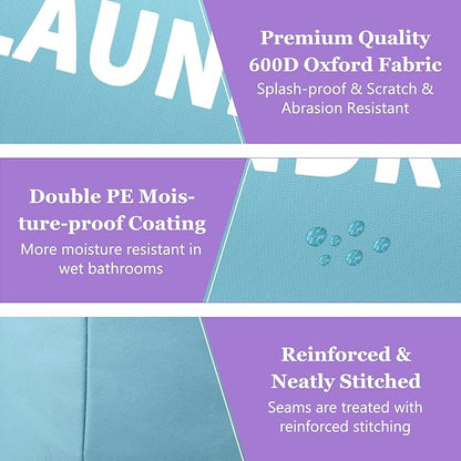 Set of 2 Collapsible Laundry Baskets