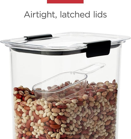 Rubbermaid Brilliance Airtight Cereal Food Storage Container, Shatterproof