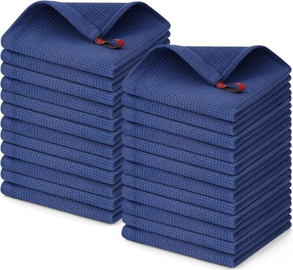 Homaxy 100% Cotton Waffle Weave Dish Cloths