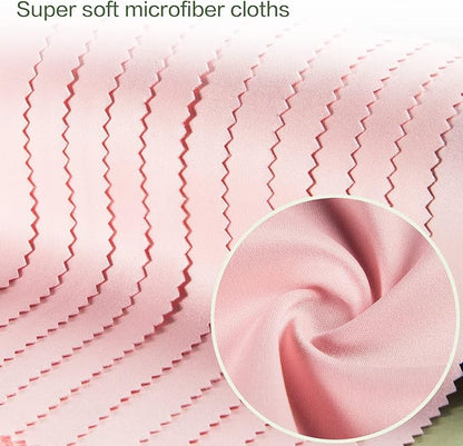 Eyeglass Cleaning Cloth Glasses Cleaner 12Pack Microfiber Lens Cleaner Eyewear