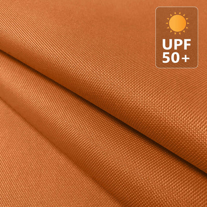 OTOEZ 600D Waterproof Canvas Fabric by The Yard, Fade & UV Resistant Outdoor Upholstery Material 58" W Water Resistant Cordura Polyester Fabric for Marine Boat Awning Tent Chairs DIY, 1 Yard Orange
