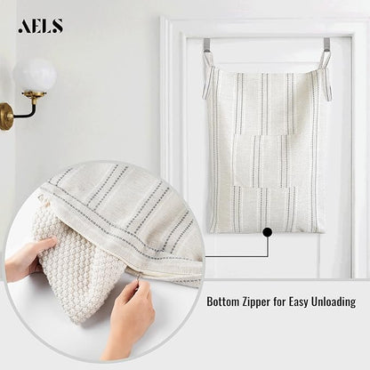 AELS Farmhouse Hanging Laundry Hamper