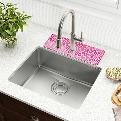 Kitchen Sink Splash Guard 2 PCS 30 Inch Sink Faucet Mat Splash Guard
