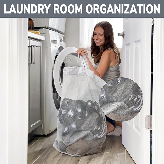 Goodpick Laundry Baskets 2-Pack, 75L Hamper