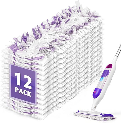 AIR U+ 12 Pack Disposable Power Mop Pads Refills