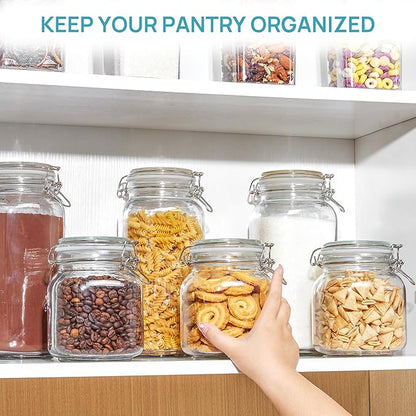 Vtopmart 78oz Glass Food Storage Jars