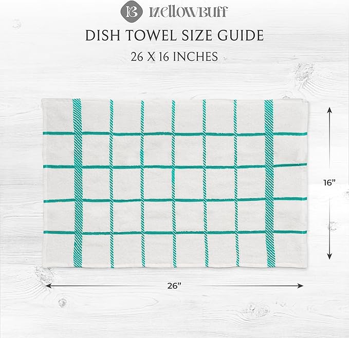100% Cotton Terry Dish Cloth & Dish Towel)