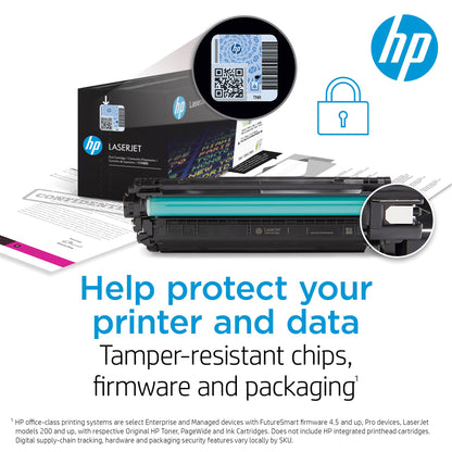 HP 206X Magenta High-yield Toner Cartridge | Works with HP Color LaserJet Pro M255, HP Color LaserJet Pro MFP M282, M283 Series | W2113X