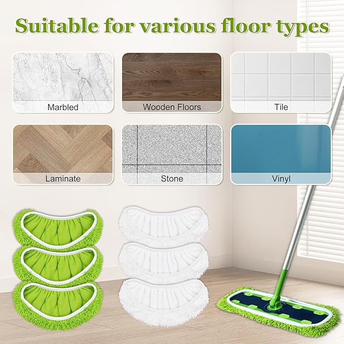 XL Mop Pads Compatible with Swiffer XL Sweeper, X-Large Dry Sweeping Cloths