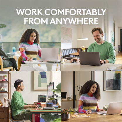 Logitech MX Anywhere 3S Compact Wireless Mouse, Fast Scrolling, 8K DPI Any-Surface Tracking, Quiet Clicks, Programmable Buttons, USB C, Bluetooth, Windows PC, Linux, Chrome, Mac - Rose