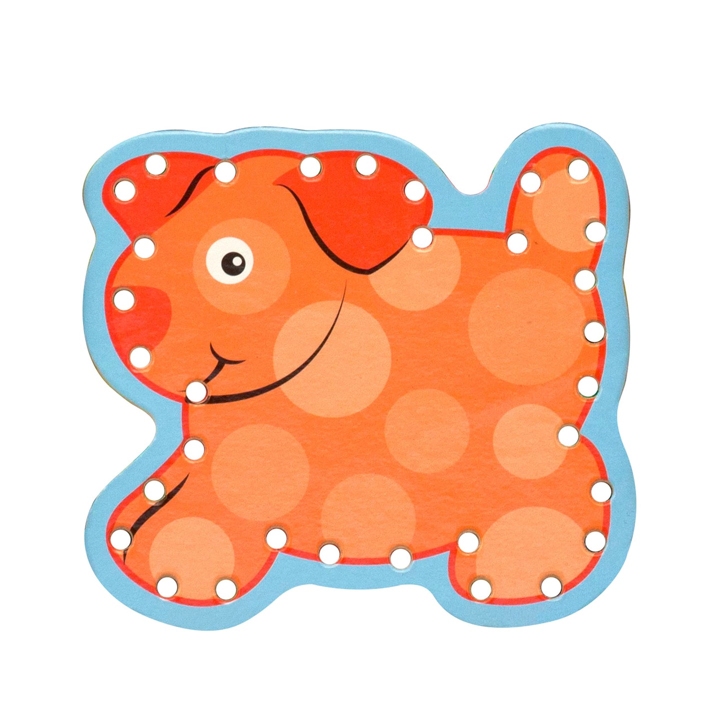 Melissa & Doug Alphabet Wooden Lacing Cards With Double-Sided Panels and Matching Laces