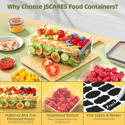 50 PCS Food Storage Containers