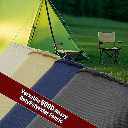 K-Musculo 600D Fabric by The Yard, 58" W 600D Upholstery Polyester Material, Indoor Outdoor Water Resistant Fabric for Chair Cushion Furniture Cover Sewing DIY Cloth, 3 Yard Navy Blue