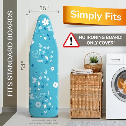 Super Soft Ironing Board Cover and Pad – 50% Faster Ironing