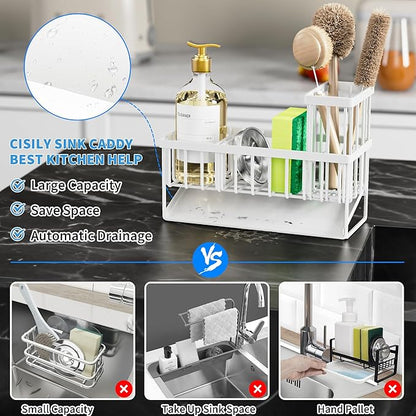 Cisily Sink Caddy Sponge Holder