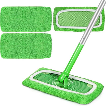 Reusable Microfiber Mop Pads Compatible