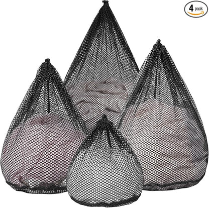 4Pcs Mesh Laundry Bags Washing Machine Mesh Wash Bags Jumbo