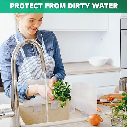 3 Pcs Sink Splash Guard Suction Cup