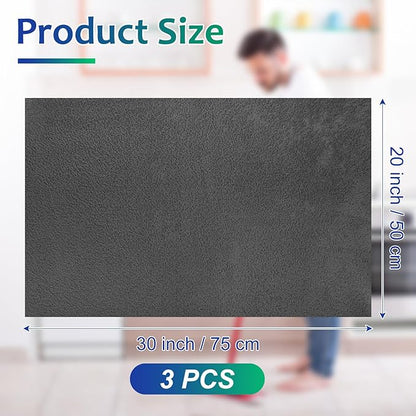 Newwiee 3 Pcs Extra Large Microfiber Cleaning Cloth 30" x 20" Washable Reusable