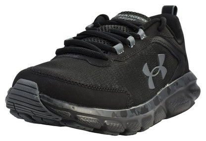 Under Armour Men's Charged Assert 9 Camo, Black/Black/Pitch Gray, 10 US
