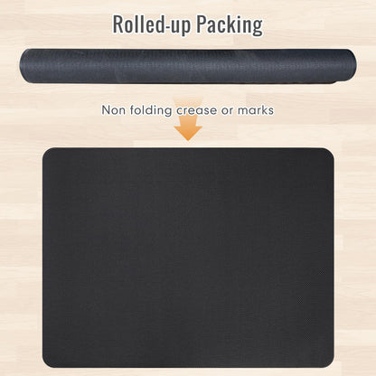 Office Chair Mat for Hard Floors,36"x48" Anti-Slip Waterproof Hardwood Floor Chair Mat,Heavy Duty Floor Protector Rolling Chairs for Home Office(Black)