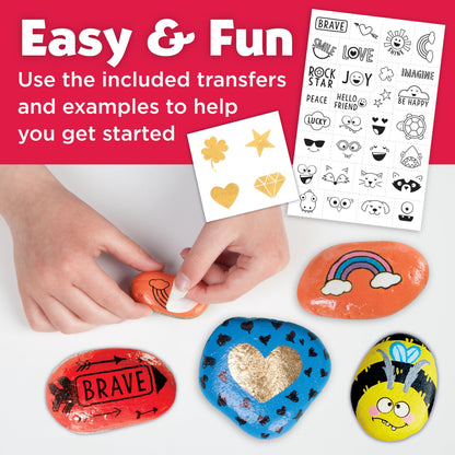 Creativity for Kids Rock Painting Kit - Hide and Seek Rock Kit, Arts and Crafts for Kids, Gifts for Kids (Ages 6+)